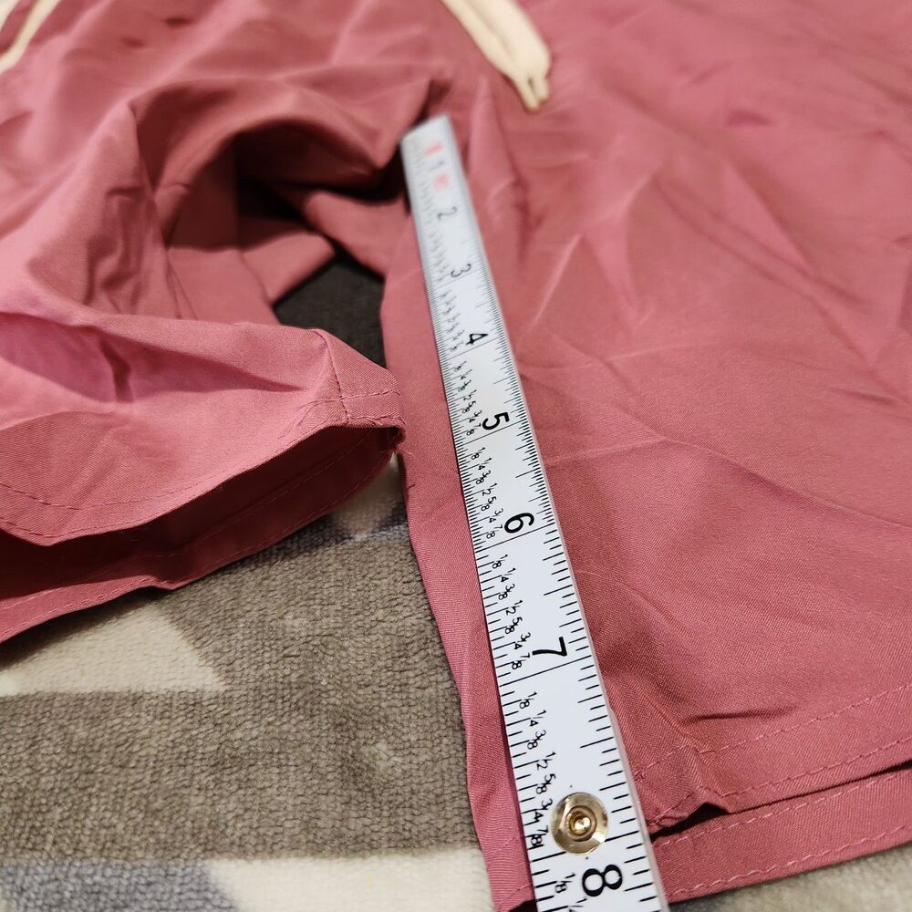 Adidas Swim Shorts Size Small Dust Pink Color Elastic Waist With Pockets - Picture 7 of 16